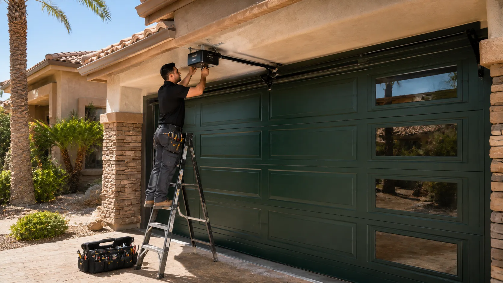 Garage Door Work for South E. Hwy 80 Homes
